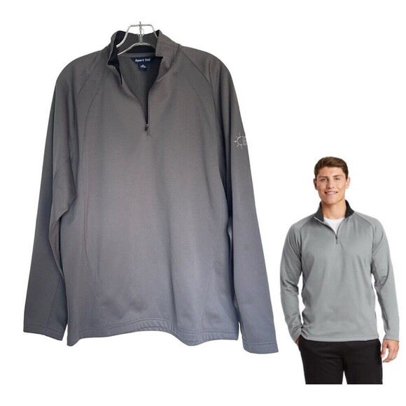 Sport Tek Sport Wick Fleece Pullover 1/4-Zip Size M - Picture 1 of 16